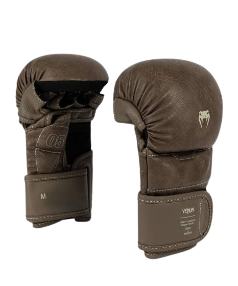 Venum MMA Handschoenen Sparring Impact Evo Scales Bruin