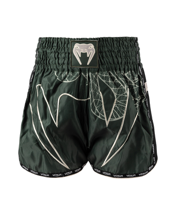 Venum Kickboksshort Serpenti Khaki/Brons/Ivoor