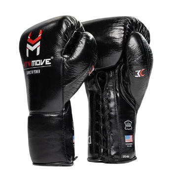 Hit N Move Zak en Conditie Bokshandschoenen Compact 16oz Zwart