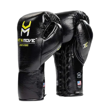 Hit N Move Zak en Conditie Bokshandschoenen Compact 14oz Zwart