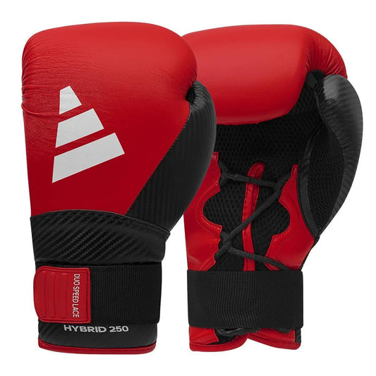 Adidas Bokshandschoenen Hybrid 250 Duo Lace Rood/Zwart