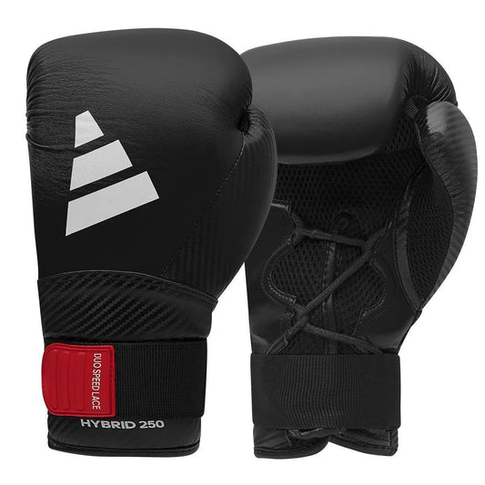 Adidas Bokshandschoenen Hybrid 250 Duo Lace Zwart