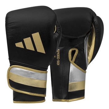 Adidas Bokshandschoenen Speed 501 Zwart/Goud