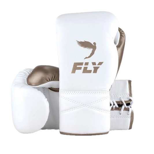 Fly Bokshandschoen Superlace Wit/Goud