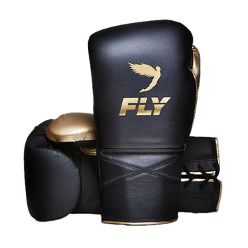 Fly Bokshandschoen Superlace Zwart/Goud