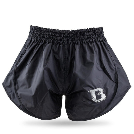 Booster Kickboksshort Retro Hybrid Zwart