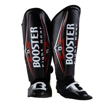 Booster Scheenbeschermer SG War Zwart/Rood