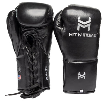 Hit N Move Bokshandschoenen Horse Hair Lace Zwart