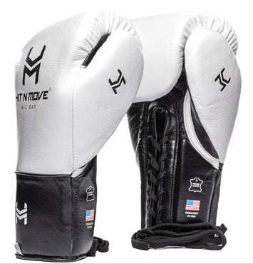 Hit N Move Bokshandschoenen Pro Balance Lace Wit/Zwart