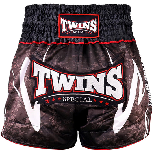 Twins Kickboksshort TTBL Rusty Zwart