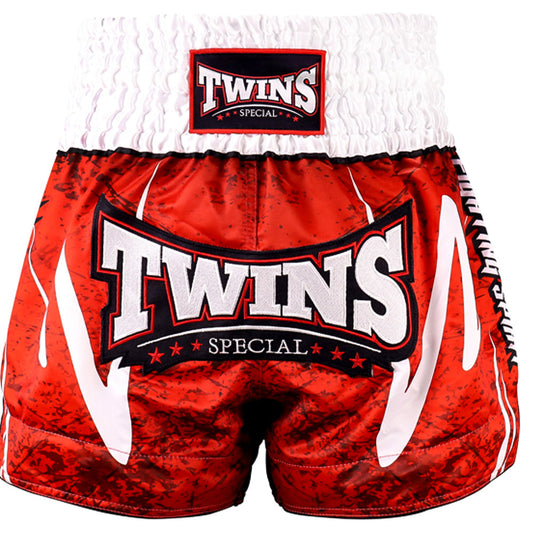 Twins Kickboksshort TTBL Rusty Rood