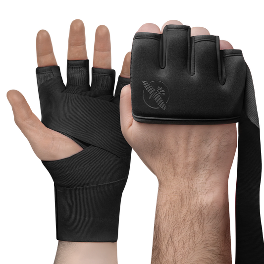 Hayabusa Knokkel beschermer en bandage 2in1 Zwart