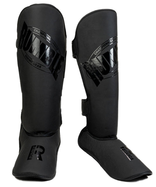 Rumble Scheenbeschermers PU Beginner Zwart