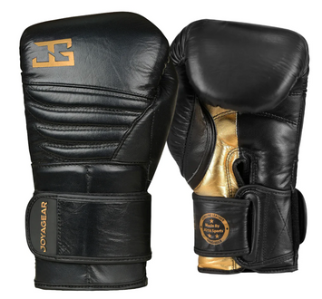 Joya Bokshandschoenen Zwart/Goud Falcon Leer