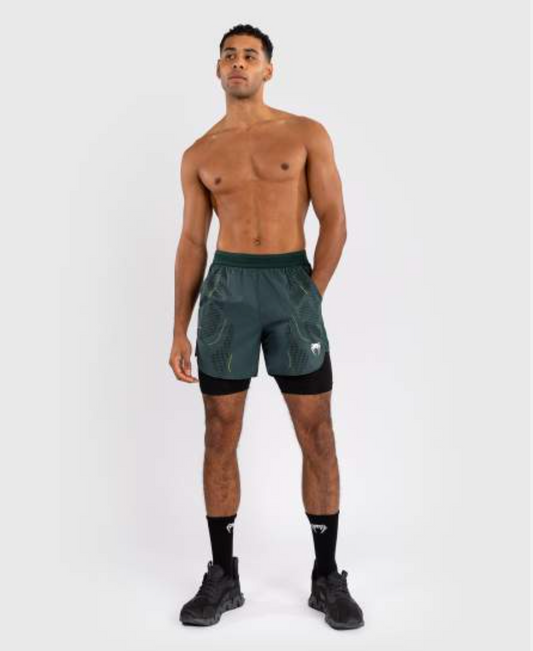 Venum 2-1 Fightshort Technical 3.0 Groen