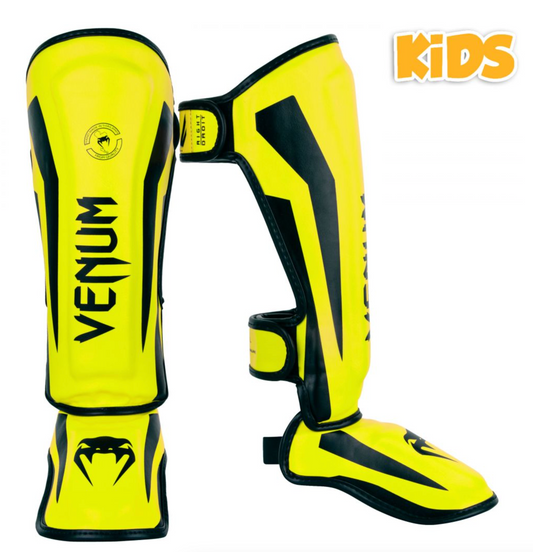 Venum Scheenbeschermers Elite Kids Exclusive Neon Geel