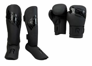 Rumble Kickboksset Beginner PU Zwart/Zwart