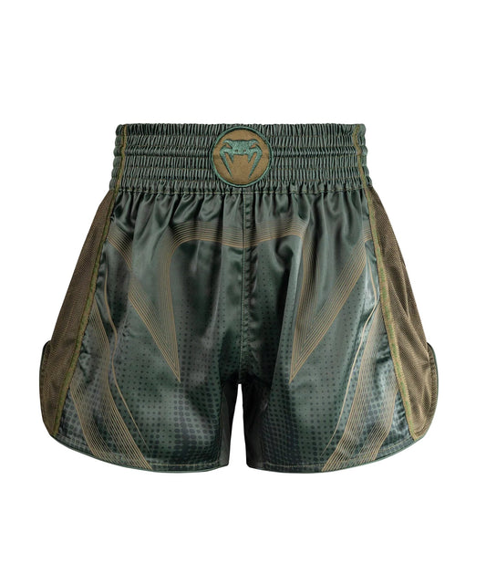 Venum Stealth Muay Thai Short Khaki/Groen