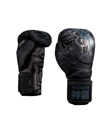 Venum Thunder Dragon Bokshandschoenen Zwart/Grijs/Koper