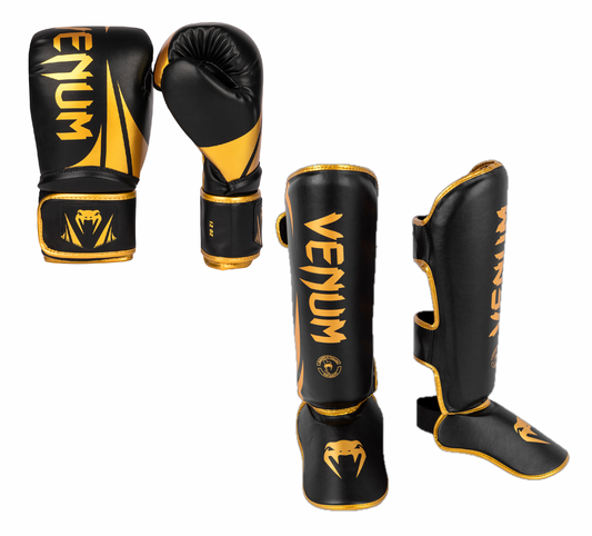 Venum Kickboks set Challenger 2.5 Zwart/Goud