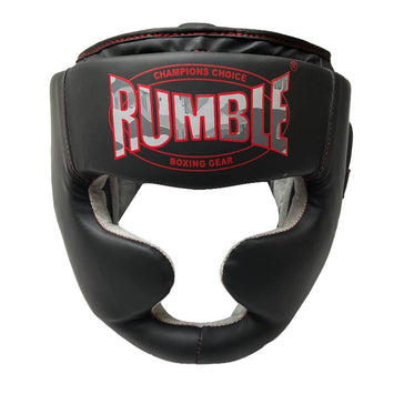 Rumble Hoofdbeschermer Junior Zwart-Rood