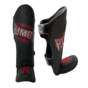 Rumble Scheenbeschermers Camo Black-Red Junior