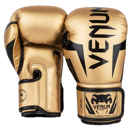 Venum Bokshandschoenen Elite Goud/Zwart
