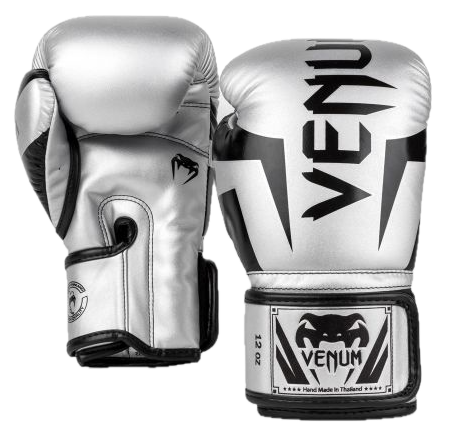 Venum Bokshandschoenen Elite Zilver/Zwart