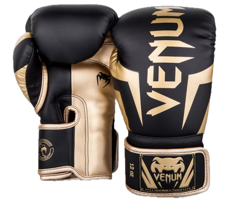 Venum Bokshandschoenen Elite Zwart/Goud