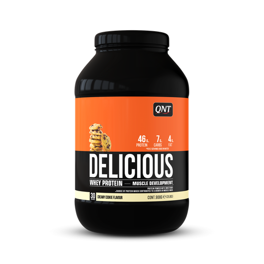 QNT Delicious Whey Proteïne 908 gram Cookie