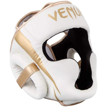 Hoofdbeschermer Venum Elite White/Gold