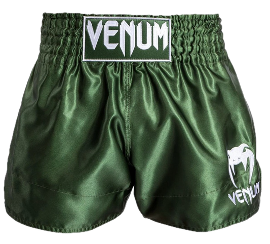 Venum Kickboksshort Classic Khaki/Wit
