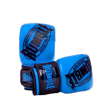 Rumble Zakhandschoenen Leer Winner Blauw-Wit