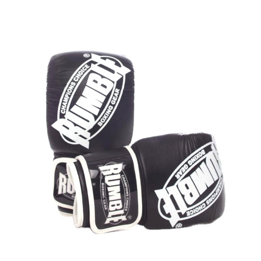 Rumble Zakhandschoenen Leer Winner Zwart-Wit