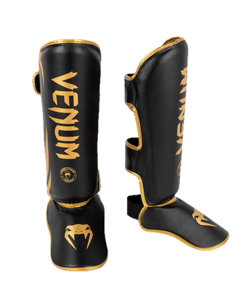 Venum Scheenbeschermers Challenger Stand-UP Zwart-Goud