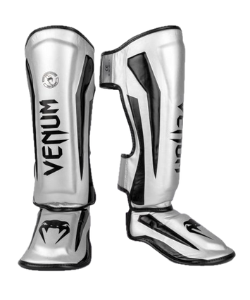 Venum Scheenbeschermers Elite Standup Zilver/Zwart