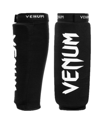Venum Scheenbeschermers Kontact Black/Wit Zonder Voet