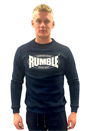 Rumble Sweater Navy/White