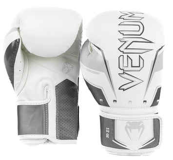 Venum Bokshandschoenen Elite Evo Grijs/Wit