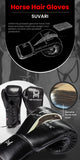 Hit N Move Bokshandschoenen Horse Hair Zwart