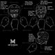 Hit N Move Hoofdbeschermer Face Saver Zwart