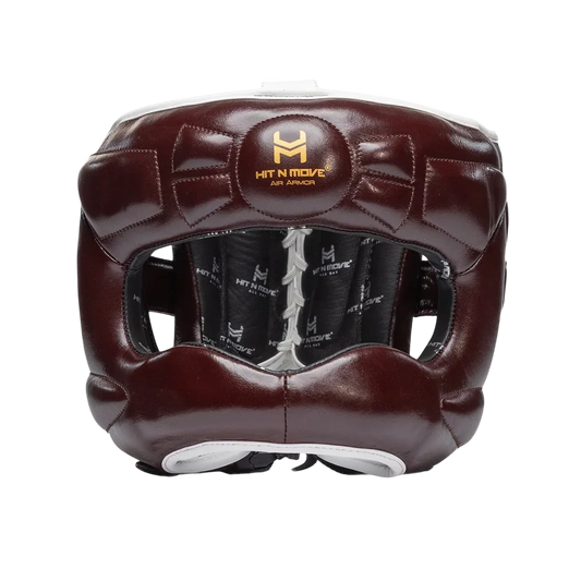 Hit N Move Hoofdbeschermer Face Wijn Rood