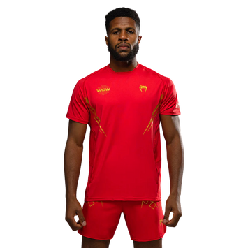 T-shirt Venum X WOW FC Dry-Tech Shirt Vurend Rood