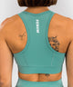 Venum Essentail Medium Impact Sport Bra Aqua Green