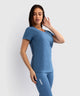Venum T-shirt Essential Dames Storm Blauw