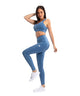 Venum Essentail Medium Impact Sport Bra Storm Blauw