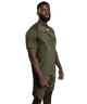 Venum Dry Tech T-shirt Serpenti Khaki/Brons/Ivoor