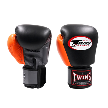 Twins Bokshandschoenen BGVL 3 AIR Zwart/Oranje/Grijs