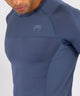 Venum Rashguard G-Fit Air Korte Mouw Mistblauw