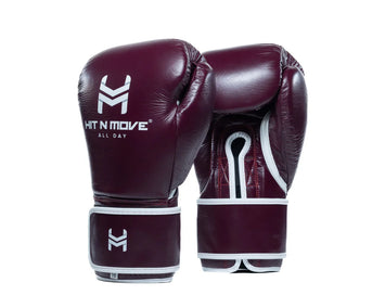 Hit N Move Bokshandschoenen All Day Pro-Grip Plus Burgundy